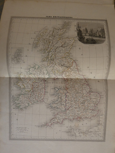 Carte issue atlas geographie