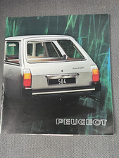 Brochure dépliant auto voiture PEUGEOT 504 break 1975