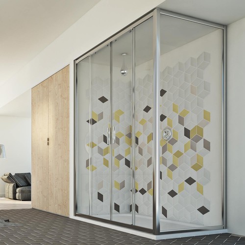 Cabine douche 90x120 cm - 90x120,