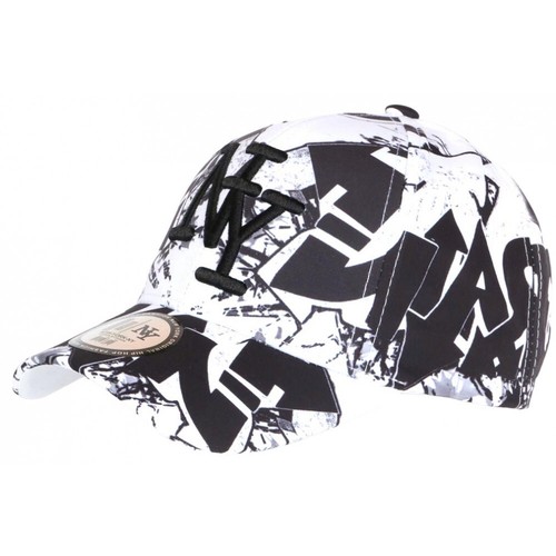 Casquette blanche noire - ny,