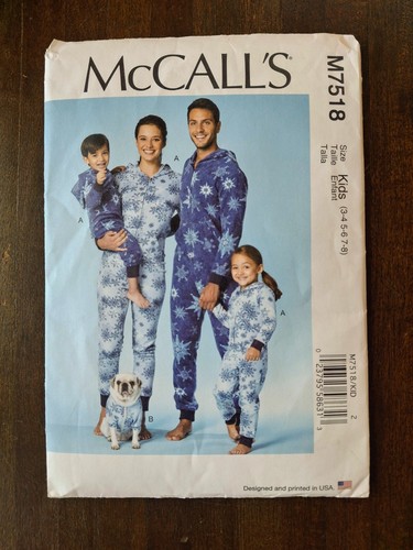 Mccall m7518 kids hooded - m7518,