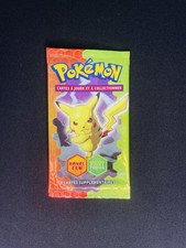 Booster Carte Pokémon EX Rouge Feu Vert Feuille VIDE Pikachu PARFAITEMENT OUVERT