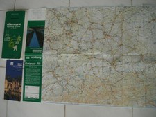 GUIDE DE TOURISME  PNEU MICHELIN ALLEMAGNE RFA/BERLIN 8em EDITION  1984+ CARTE