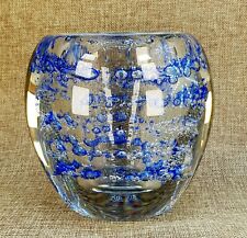 Magnifique Grand Gros Vase Verre Inclusions  Murano Toso Barovier Cenedese 5kgs