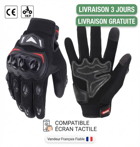 Gants moto été - gants,