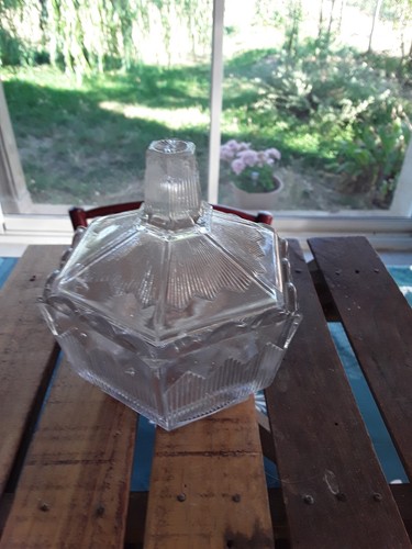 Sucrier ancien verre - sucrier,