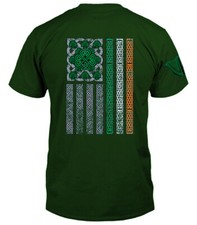 Irlandais Irlande Américain Celtique Noeuds Trèfles St Patrick Patty Day T Shirt