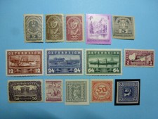 LOT 5426 TIMBRES STAMP" AUTRICHE DIVERS +JOURNAUX+ TAXES" 1918 - 1973
