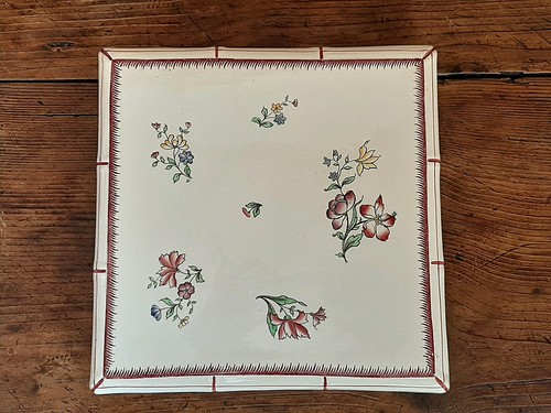 Dessous plat sarreguemines - dessous,