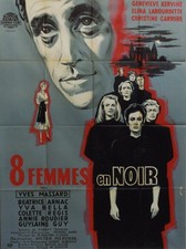 "8 FEMMES EN NOIR" Affiche