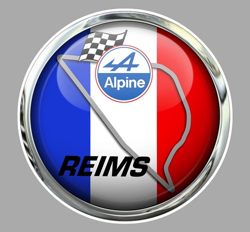 Sticker circuit reims formule - sticker,