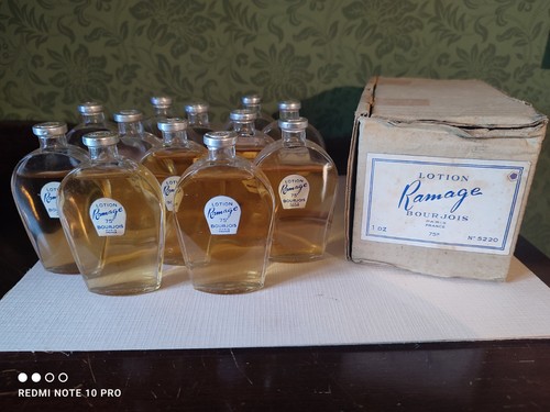 Rare boite flacons de - 12,