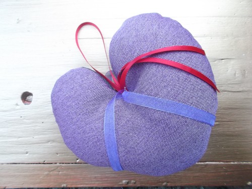 Coussin coeur décoratif - coussin,