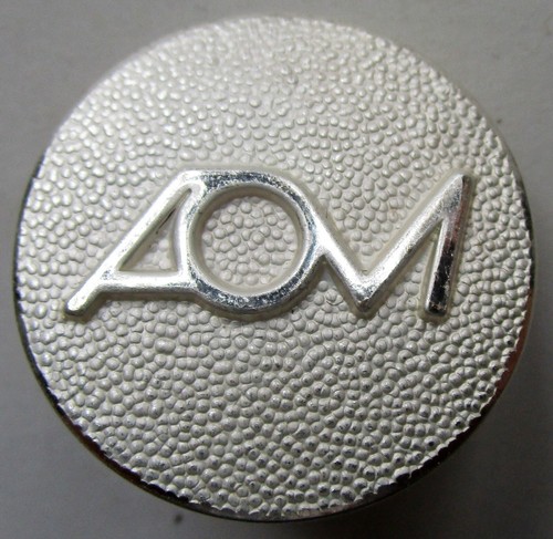 Bouton plat métal argenté - métal,