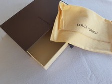 Boîte LOUIS VUITTON maroquinerie écrin PRESTIGE coffret coulissant portefeuille