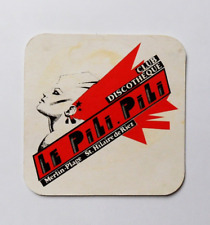 Sous bock  bière Club Discothèque le Pili Pili Merlin Plage St Hilaire de Riez