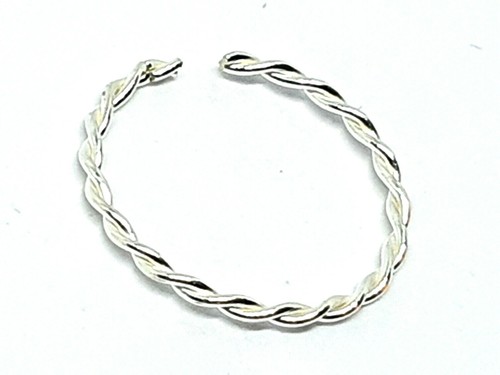 Bague nez fil torsadé - mm, 18