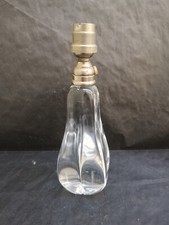 Pied de lampe cristal signé