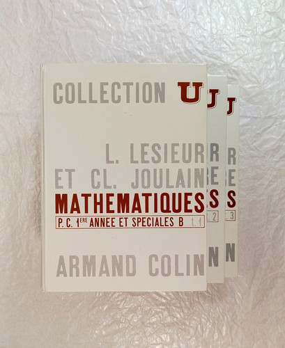 Lot tomes mathématiques - lot, "mathématiques