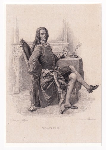 Portrait xixe voltaire - portrait,