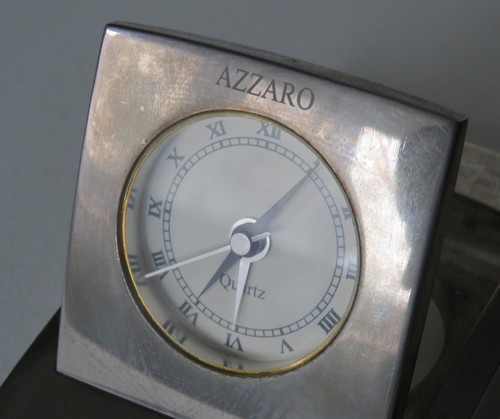 Montre bureau acier azzaro - bureau,
