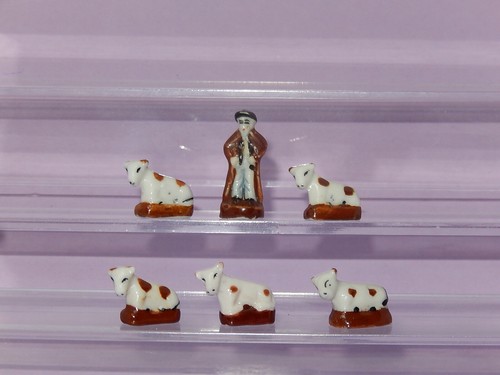 Lot feves berger vaches - feves, berger+vaches