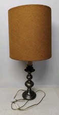 Lampe À Poser H : 73 Cm -  Pied De Lampe En Etain  Vintage ( Réf : Hang  )