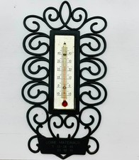 ancien thermomètre noir