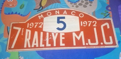 Rare plaque rallye - rare,
