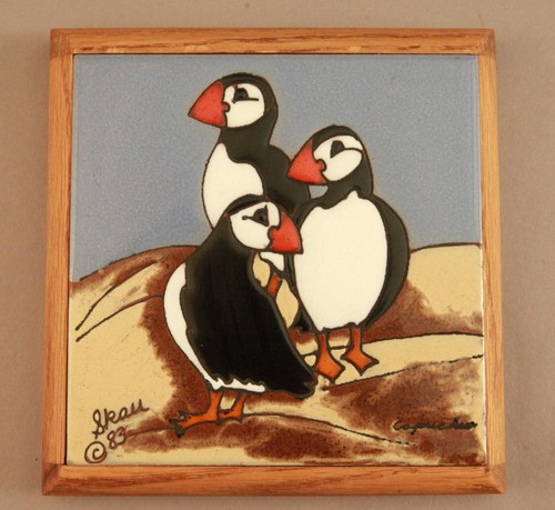 Caprichio tile puffins - tile, 3