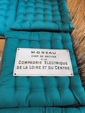 Plaque Émaillée D Utilité Garage