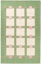 Tapis en laine touffeté à la