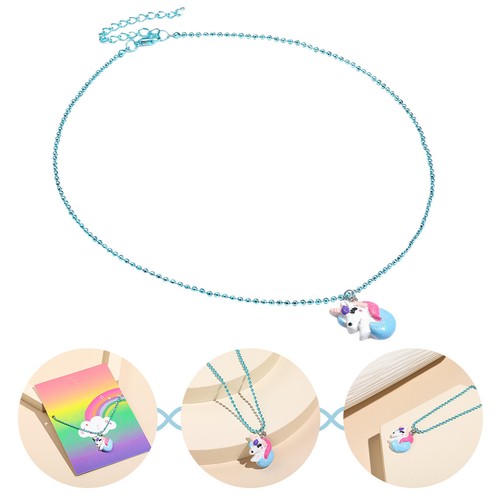 Collier licorne pour fille - ,