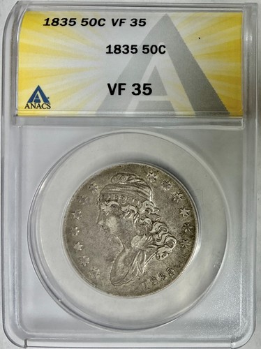 1835 Capped Bust Half Dollar