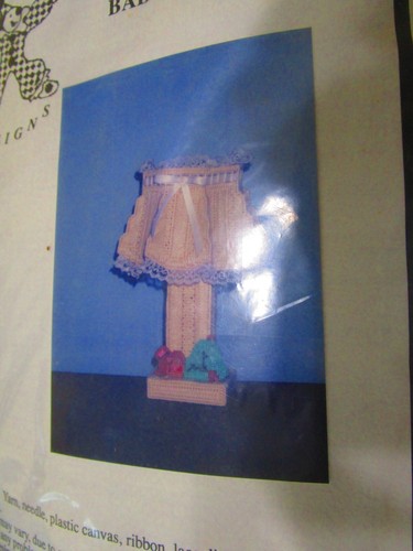 Baby lamp needlepoint - baby's, needlepoint/