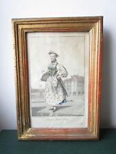 Gravure ancienne  cadre en