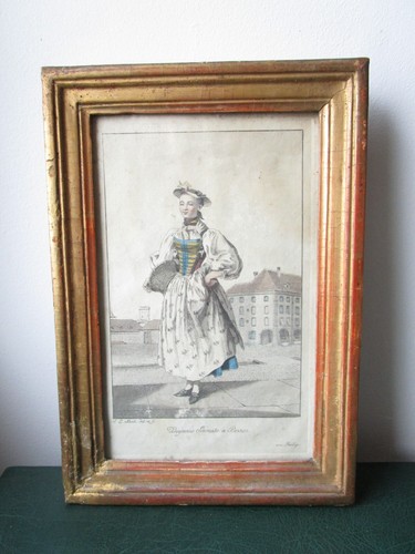 Gravure ancienne cadre - gravure,