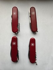 Lot 4 Couteaux Suisse Wenger Occasion 
