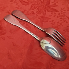 Couvert en argent aux belles armoiries,  Angoulême