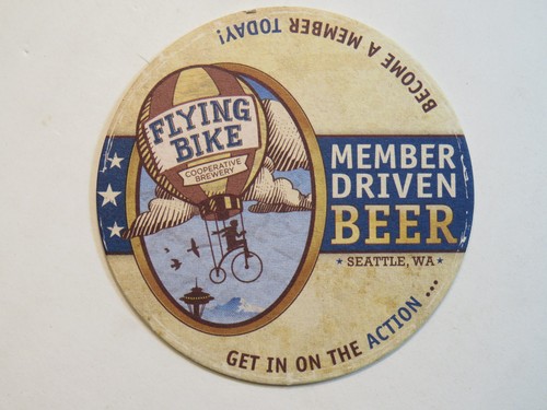 Bière dessous flying vélo - flying,