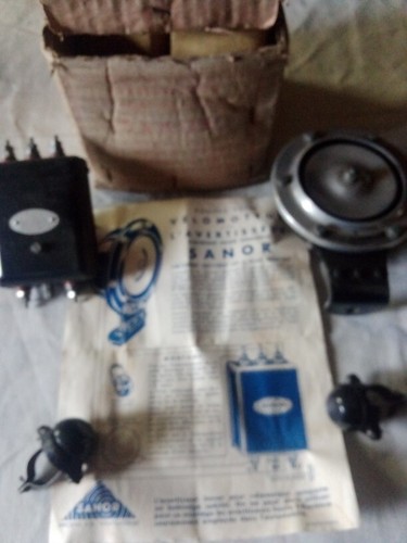 Kit klaxon avertisseur sanor - avertisseur,