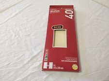 Abrasifs, décapage auto agrippant 5 Papiers à poncer 115 x 230mm grain 40