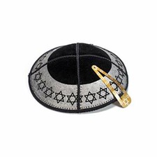 Noir Et Argent Etoile de David