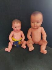  2 Bébé Petitcollin Tête Aigle 20 Un Sans Marque Yeux Peints Convert SNF ? 