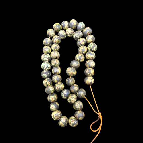 Collier ancien perles verre - ancien,