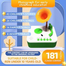 Kids Gramophone avec 96 Cartes