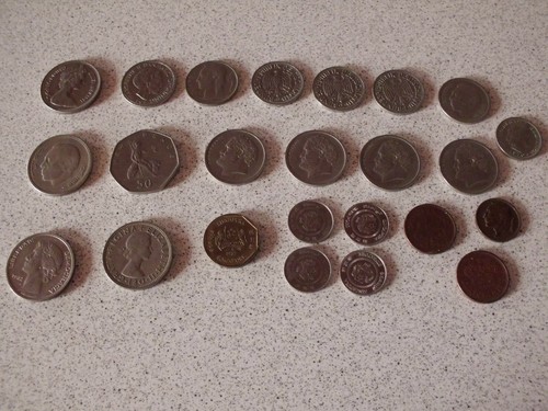 Lot pièces monnaie - de, de