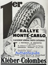 PUBLICITE KLEBER COLOMBES PNEU