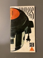 Ancien Livre Livret SEB fritures Friteuse Cocotte Minute vintage recettes