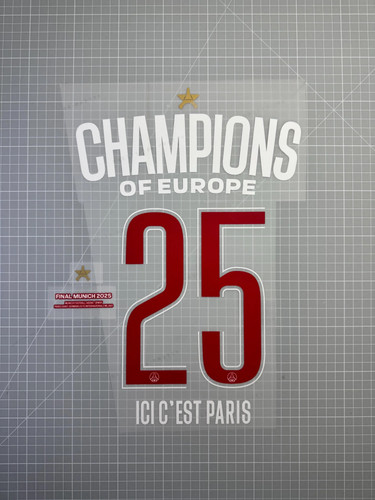 Flocage nameset champions - nameset, of